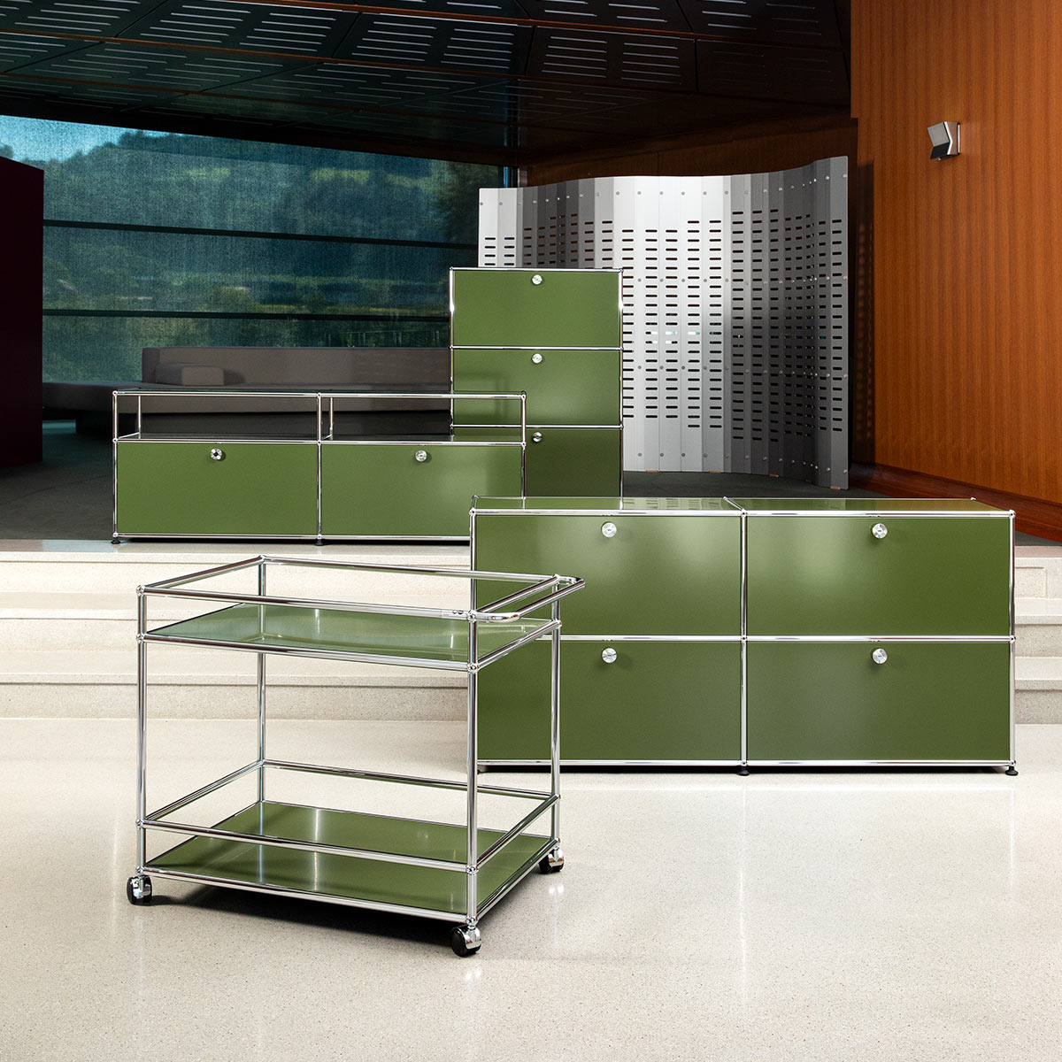 product-color-Usm Carrello Verde Oliva